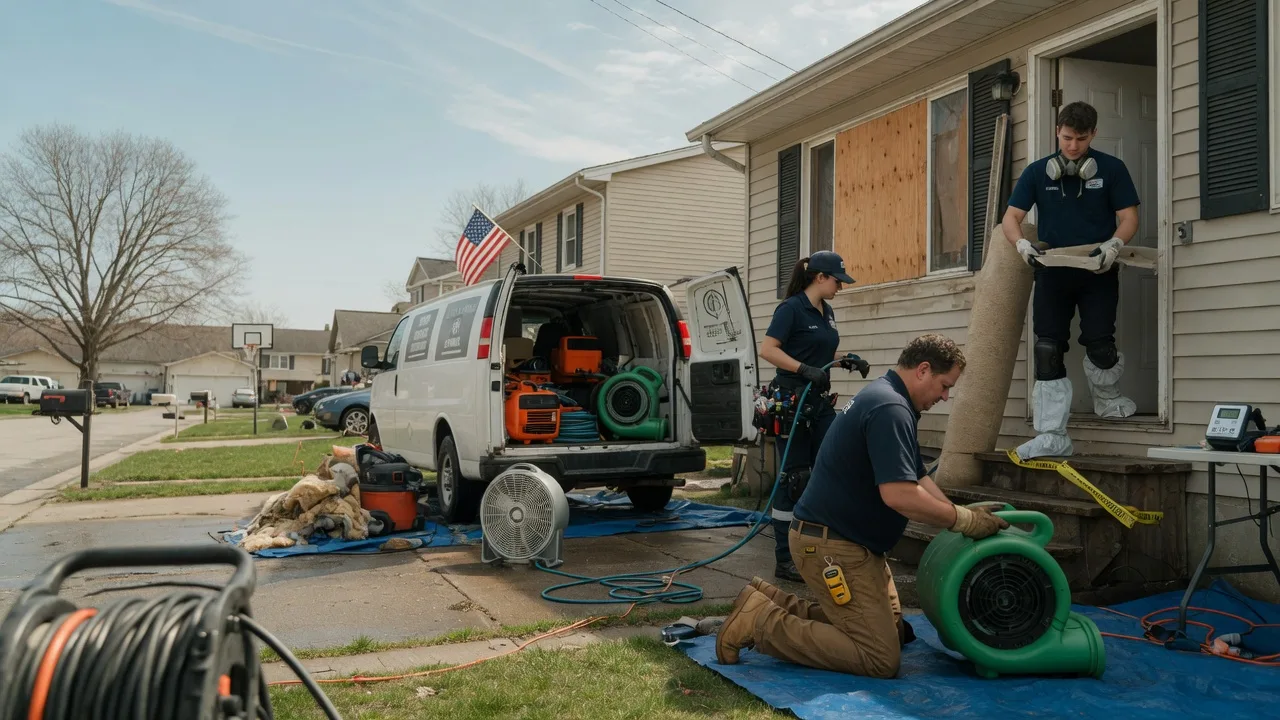 Water Damage Restoration in Pekin, IL near me